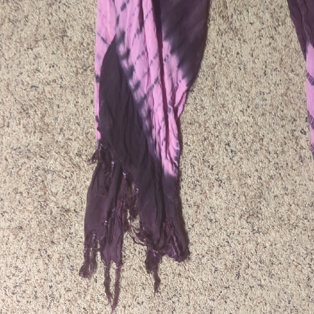 Purple and Pink Tie-Dye Women One Piece - Picture 12 of 13